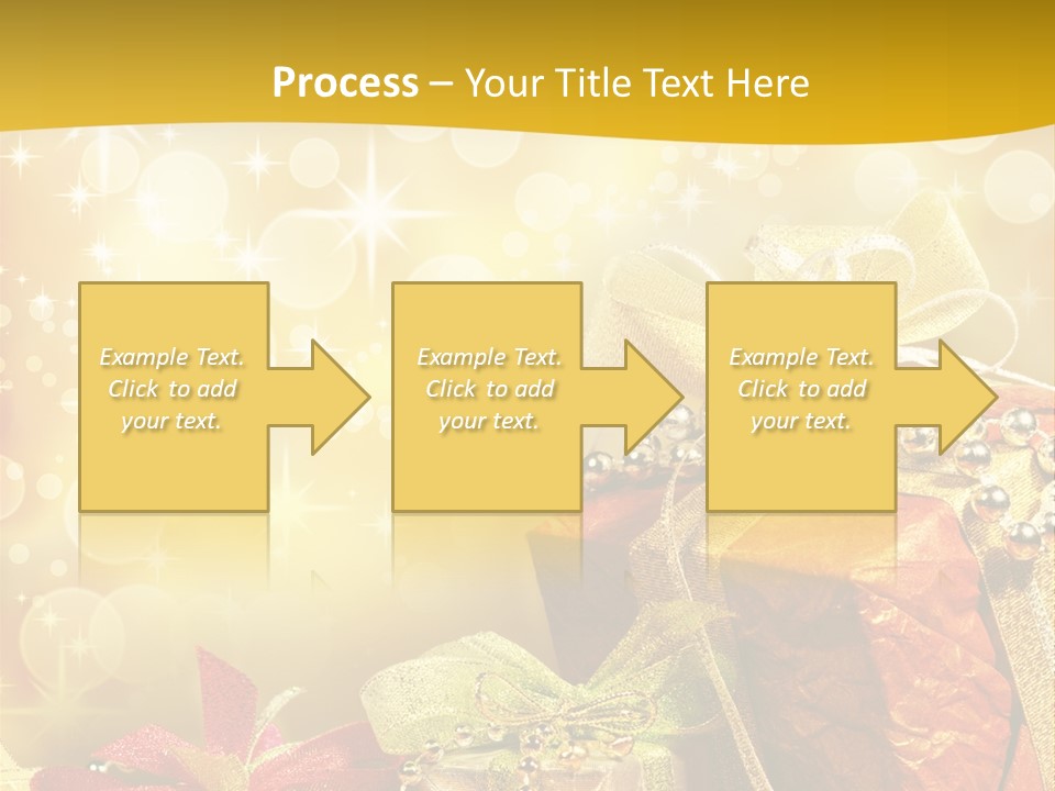 Box Gift Decoration PowerPoint Template