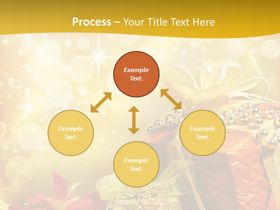 Box Gift Decoration PowerPoint Template