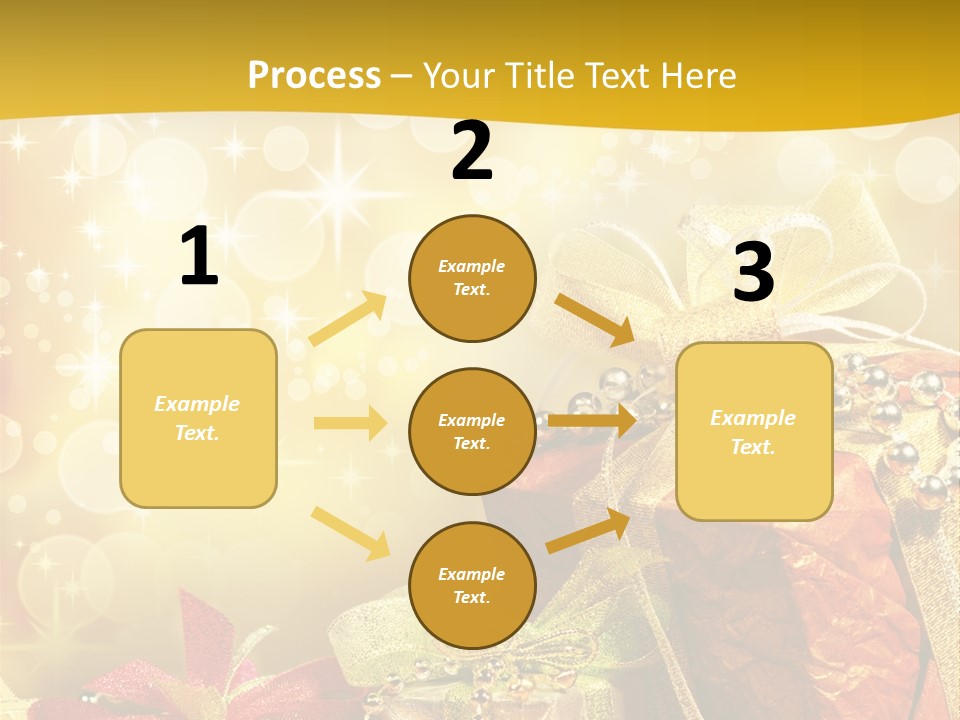 Box Gift Decoration PowerPoint Template