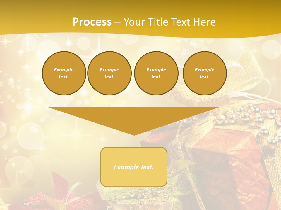 Box Gift Decoration PowerPoint Template
