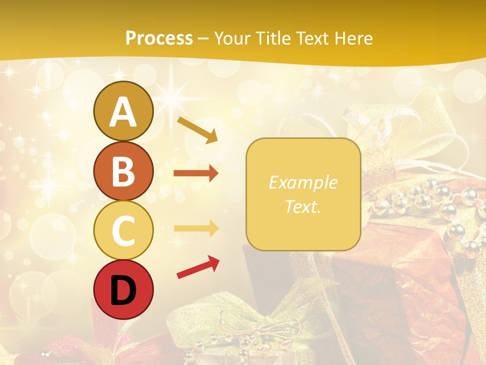 Box Gift Decoration PowerPoint Template