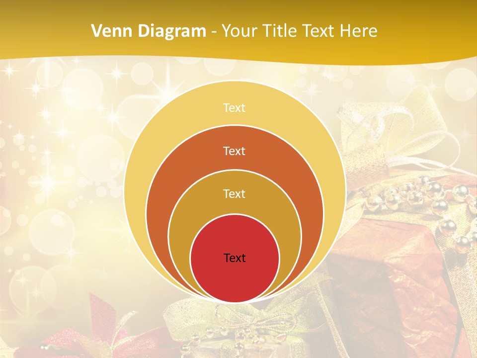 Box Gift Decoration PowerPoint Template