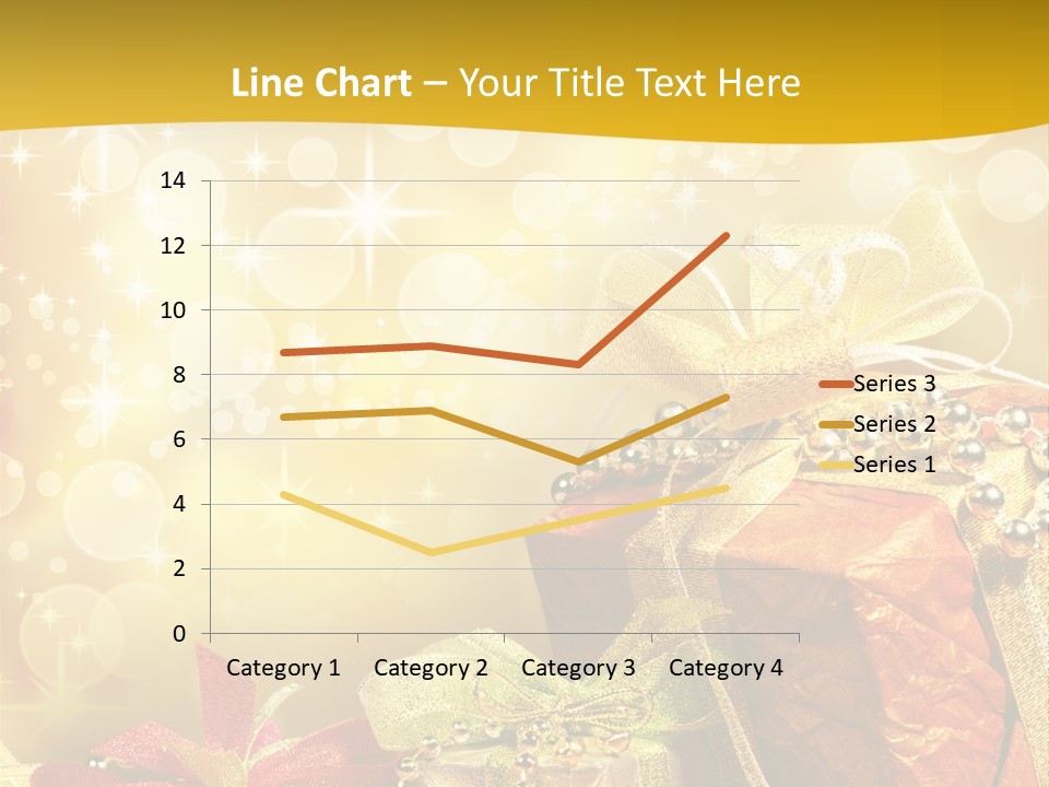 Box Gift Decoration PowerPoint Template