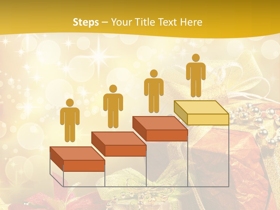 Box Gift Decoration PowerPoint Template