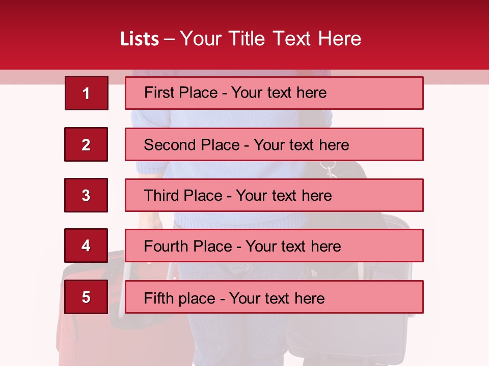 Isolated Fashion Handsome PowerPoint Template