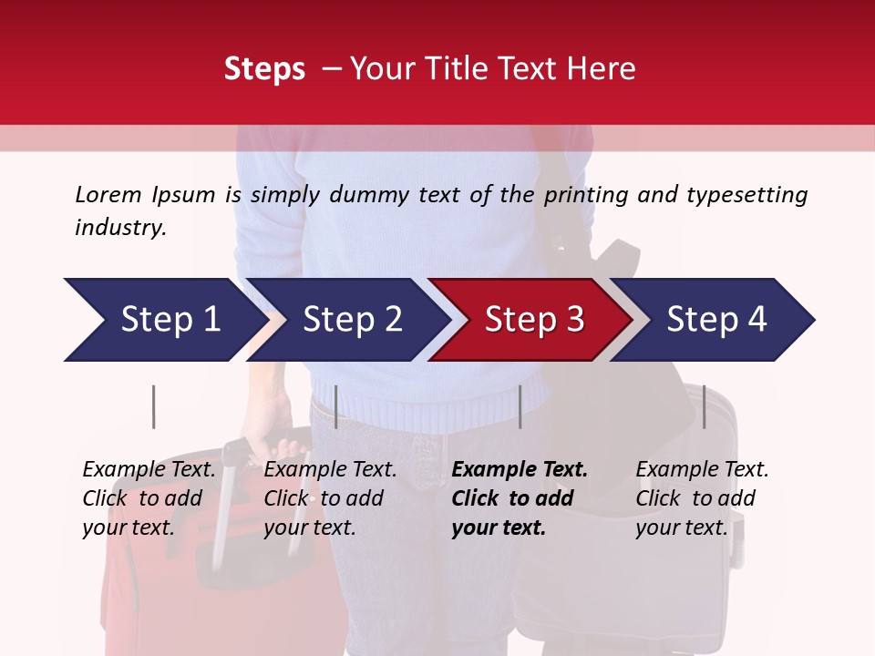 Isolated Fashion Handsome PowerPoint Template