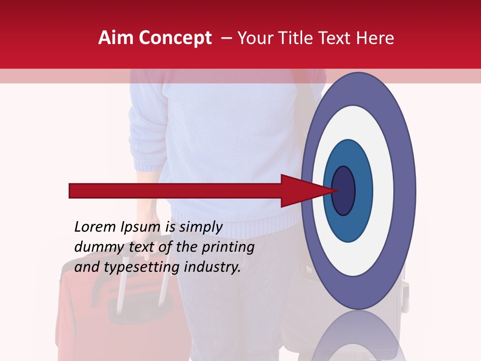 Isolated Fashion Handsome PowerPoint Template