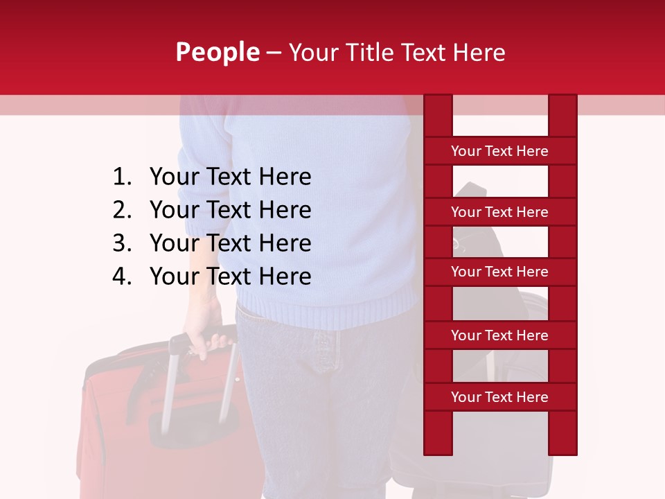 Isolated Fashion Handsome PowerPoint Template