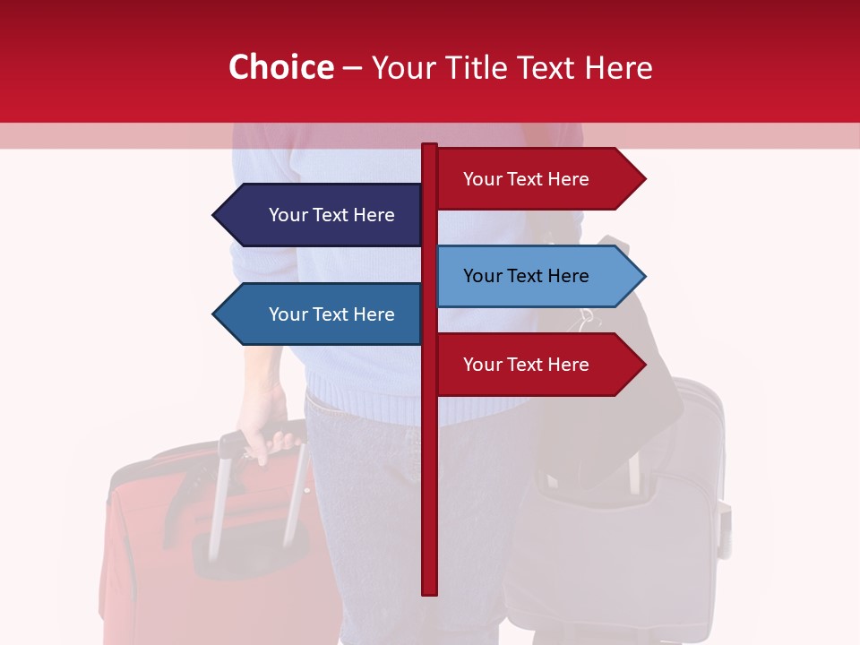 Isolated Fashion Handsome PowerPoint Template