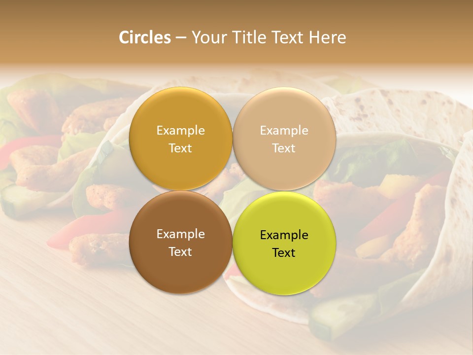 Kebob Poultry Dinner PowerPoint Template