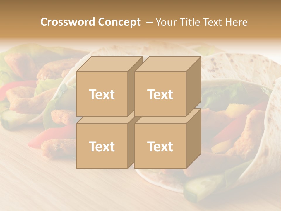 Kebob Poultry Dinner PowerPoint Template