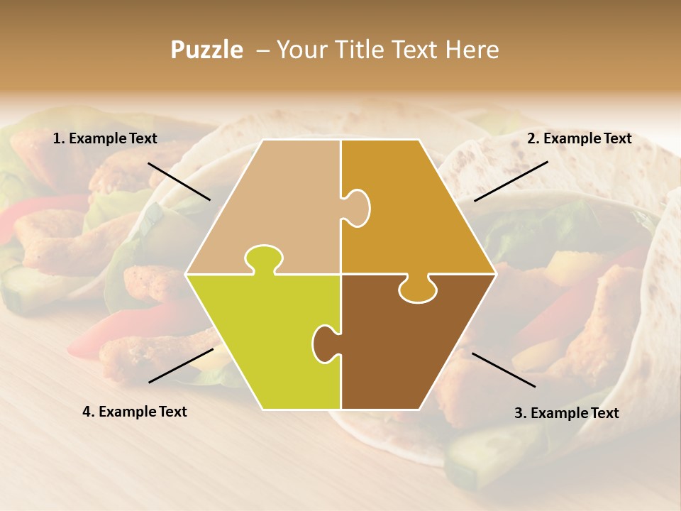 Kebob Poultry Dinner PowerPoint Template