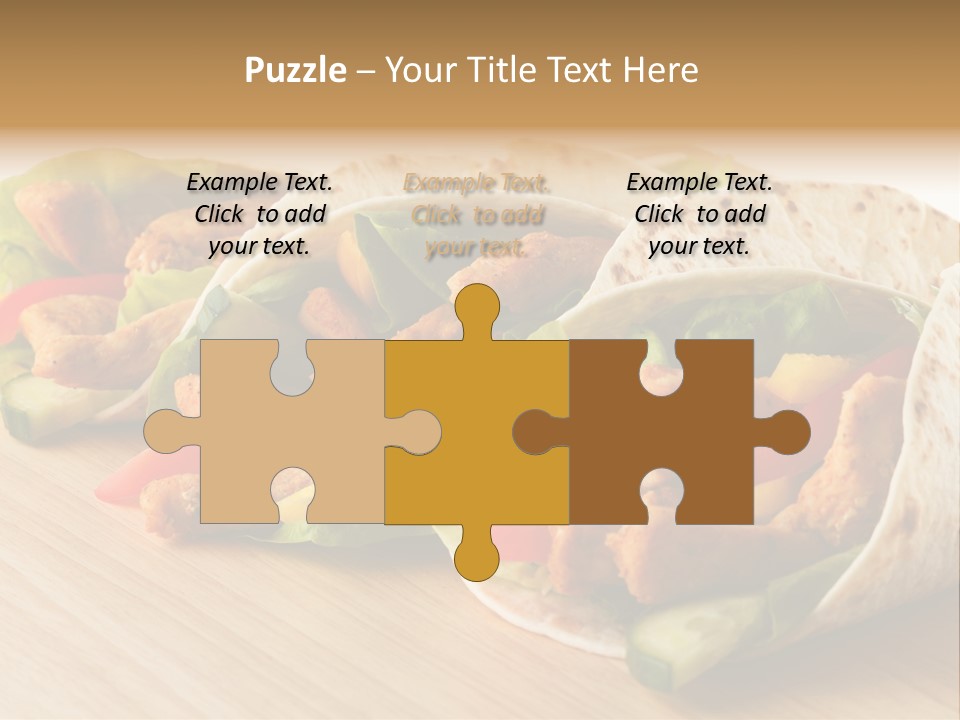 Kebob Poultry Dinner PowerPoint Template