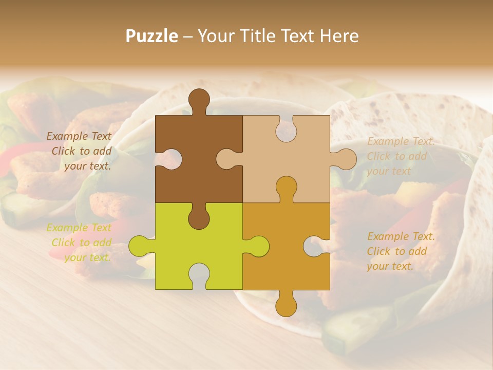 Kebob Poultry Dinner PowerPoint Template