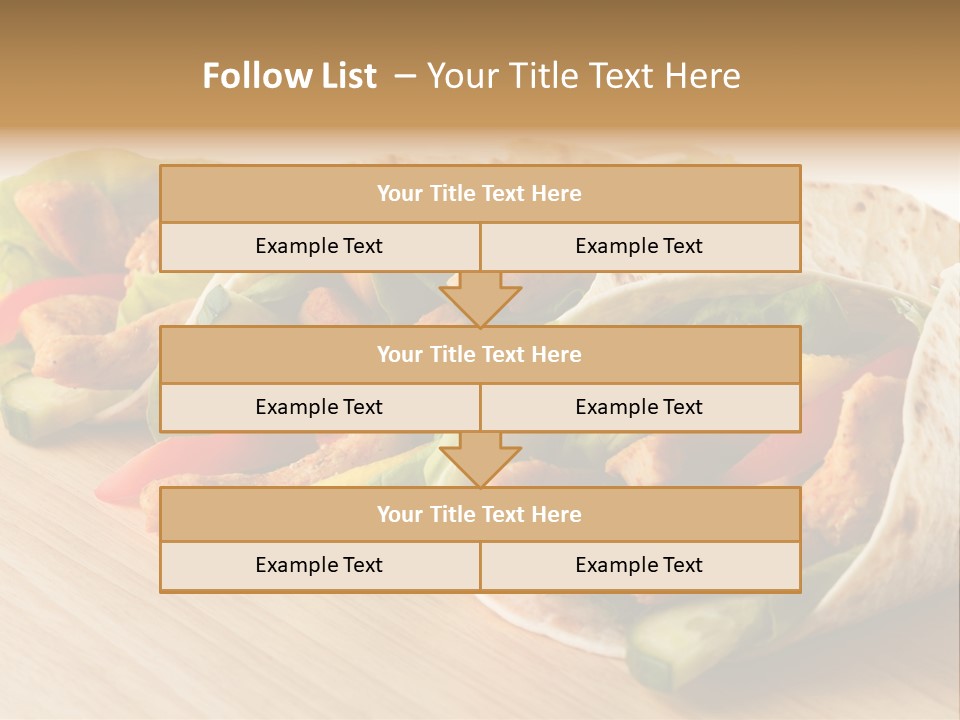 Kebob Poultry Dinner PowerPoint Template