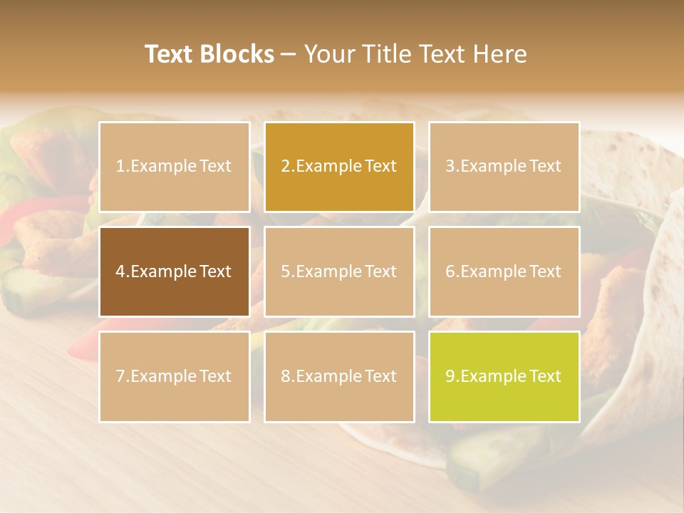 Kebob Poultry Dinner PowerPoint Template