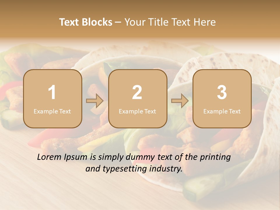 Kebob Poultry Dinner PowerPoint Template