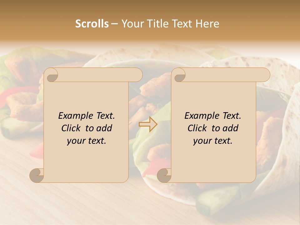 Kebob Poultry Dinner PowerPoint Template