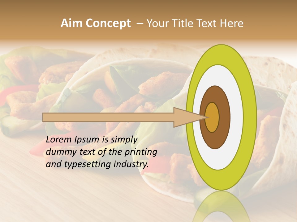 Kebob Poultry Dinner PowerPoint Template