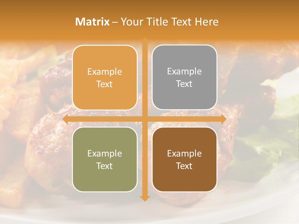 French Grill Dining PowerPoint Template