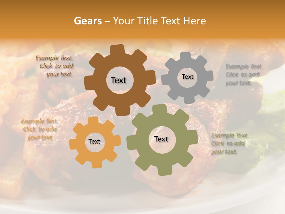 French Grill Dining PowerPoint Template