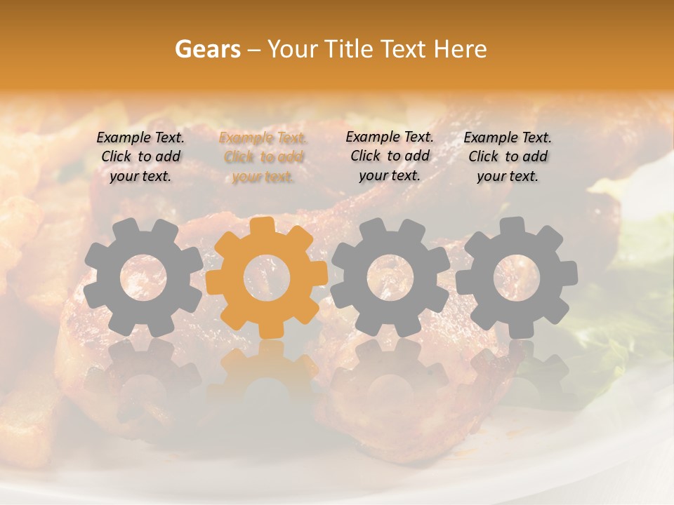 French Grill Dining PowerPoint Template