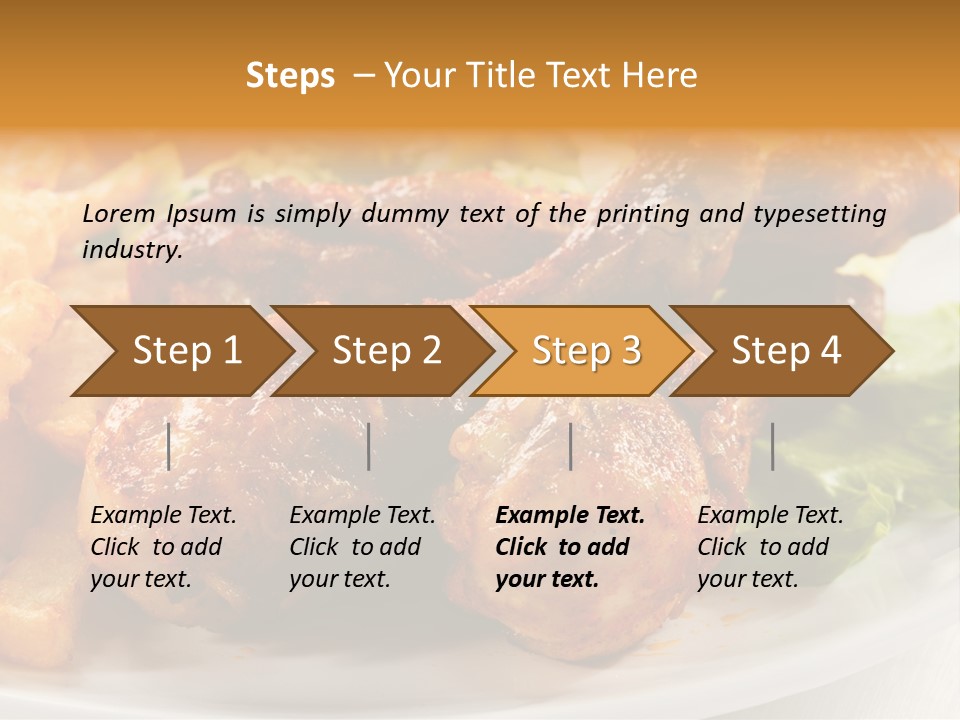 French Grill Dining PowerPoint Template