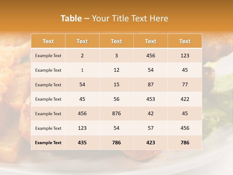 French Grill Dining PowerPoint Template