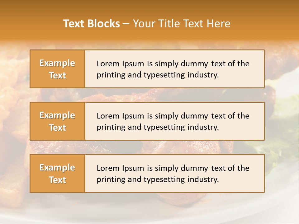 French Grill Dining PowerPoint Template