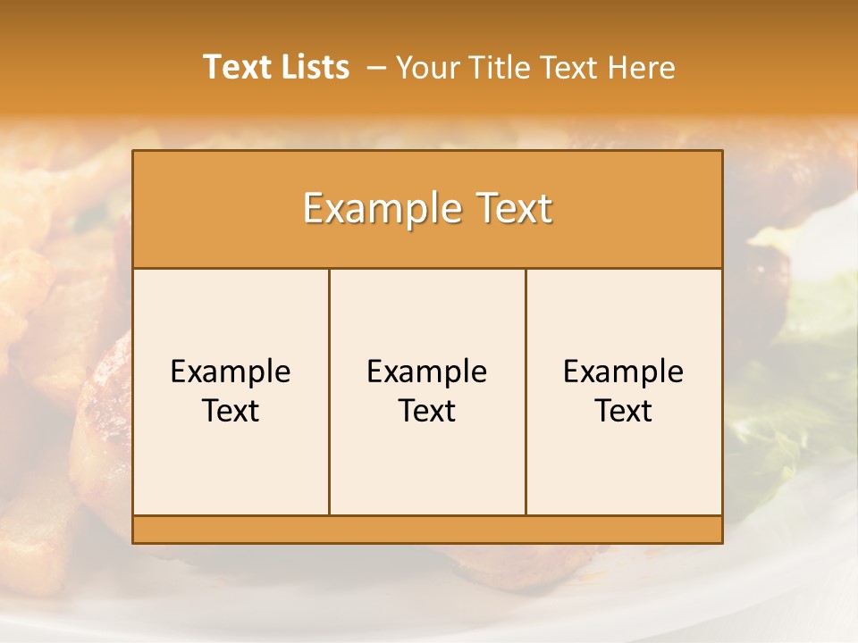 French Grill Dining PowerPoint Template