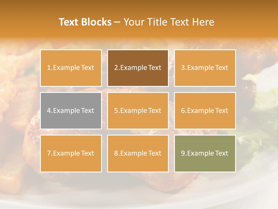 French Grill Dining PowerPoint Template