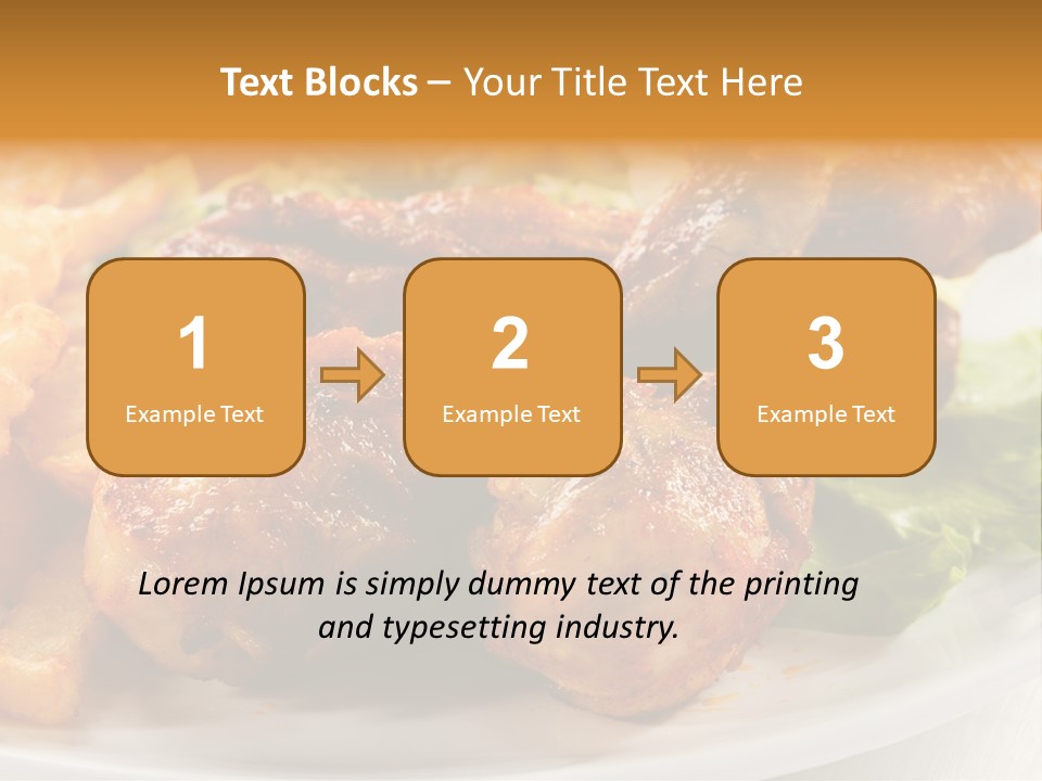 French Grill Dining PowerPoint Template