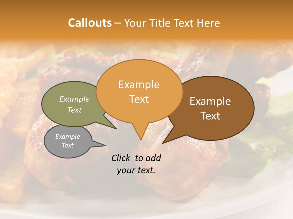 French Grill Dining PowerPoint Template