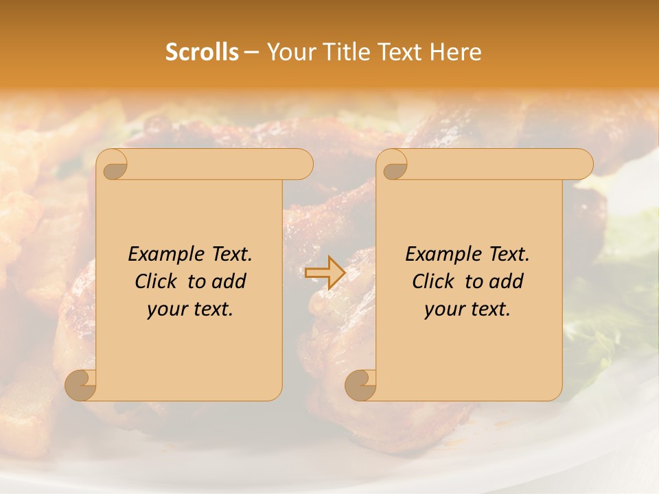 French Grill Dining PowerPoint Template