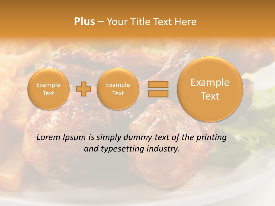 French Grill Dining PowerPoint Template