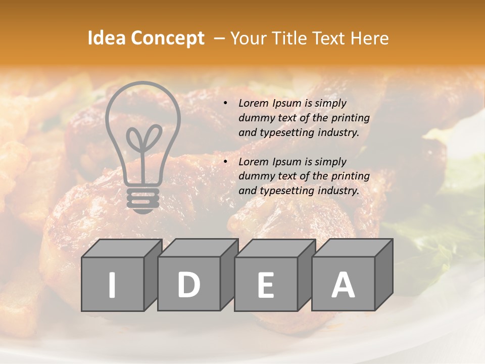 French Grill Dining PowerPoint Template