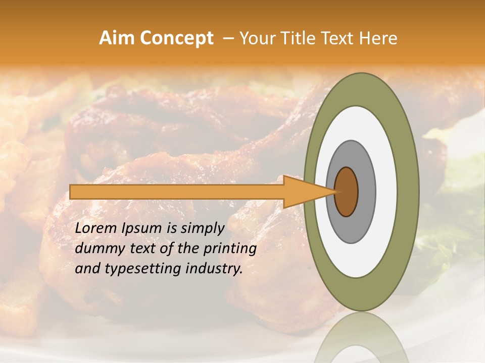 French Grill Dining PowerPoint Template