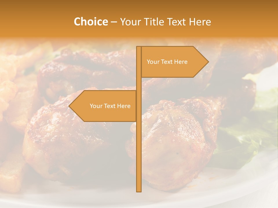 French Grill Dining PowerPoint Template