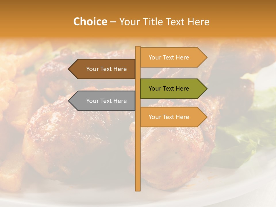 French Grill Dining PowerPoint Template