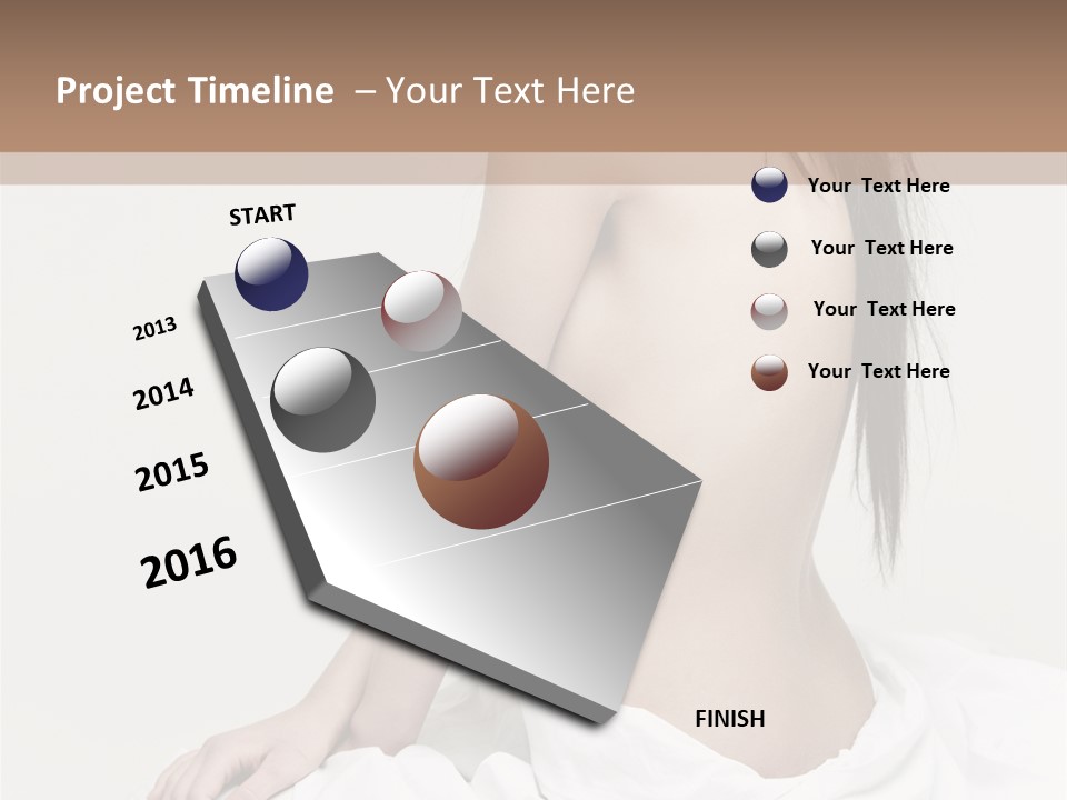 Body Feminine Fineart PowerPoint Template