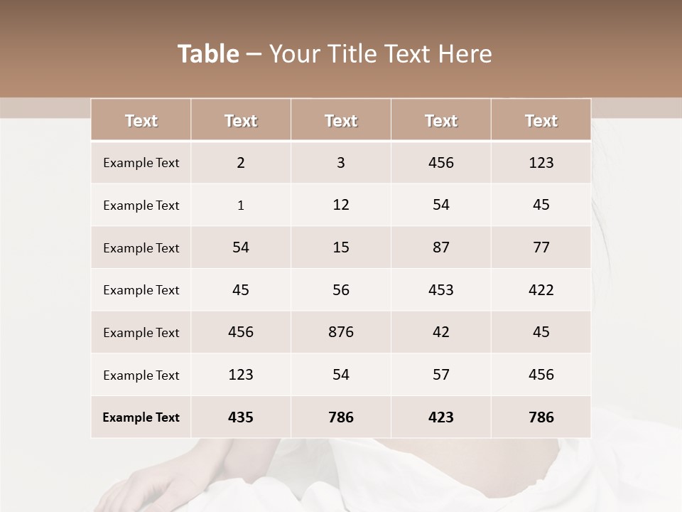 Body Feminine Fineart PowerPoint Template