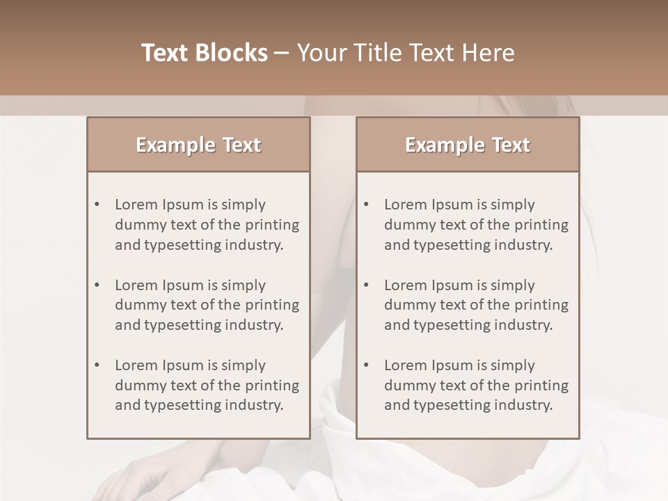 Body Feminine Fineart PowerPoint Template