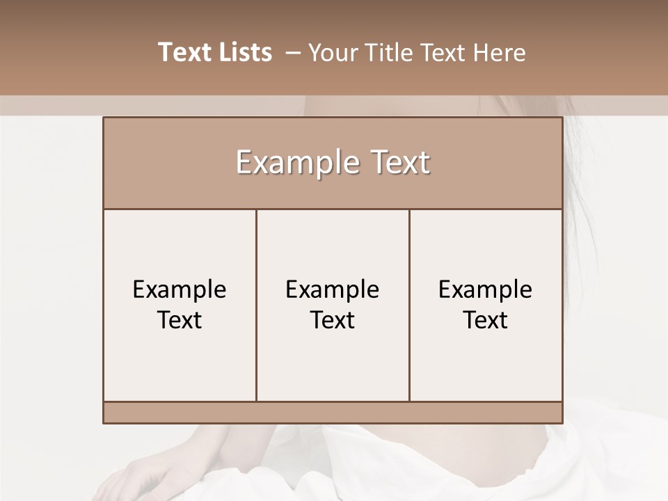 Body Feminine Fineart PowerPoint Template