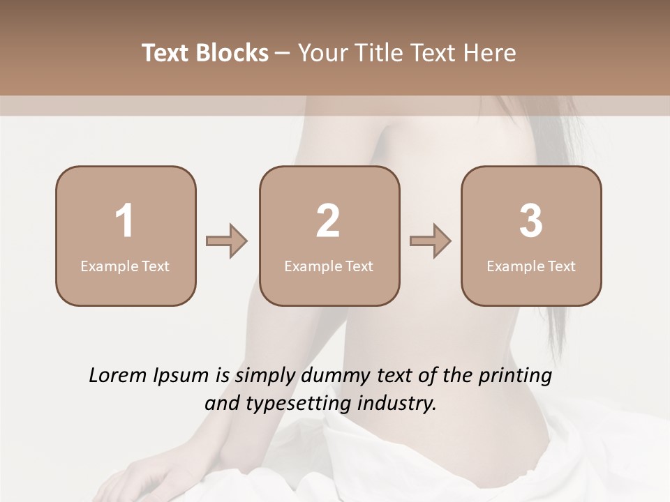 Body Feminine Fineart PowerPoint Template