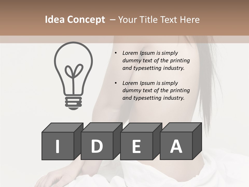 Body Feminine Fineart PowerPoint Template