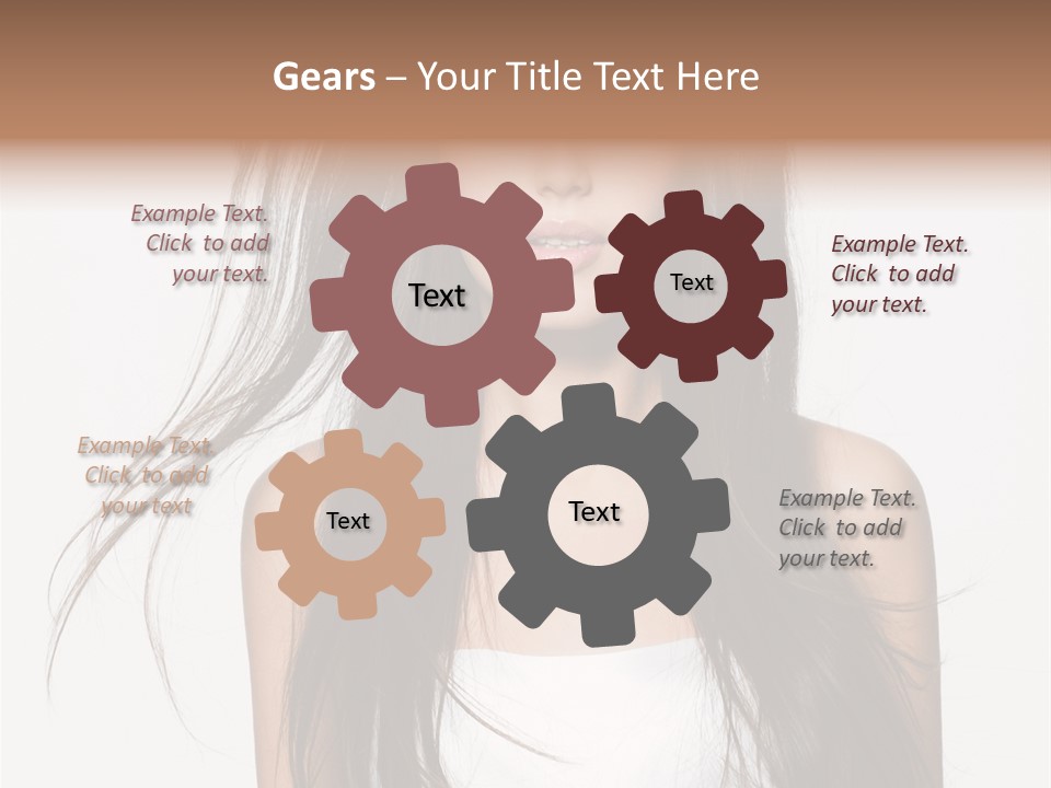 Young Studio Close Up PowerPoint Template