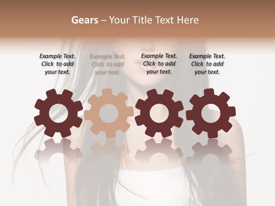 Young Studio Close Up PowerPoint Template