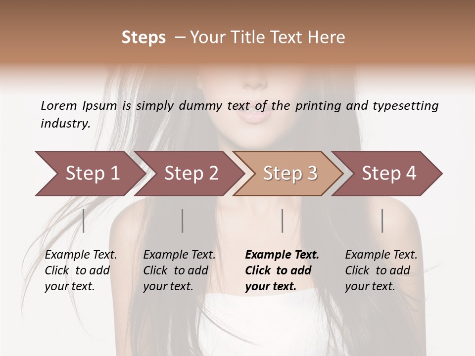 Young Studio Close Up PowerPoint Template