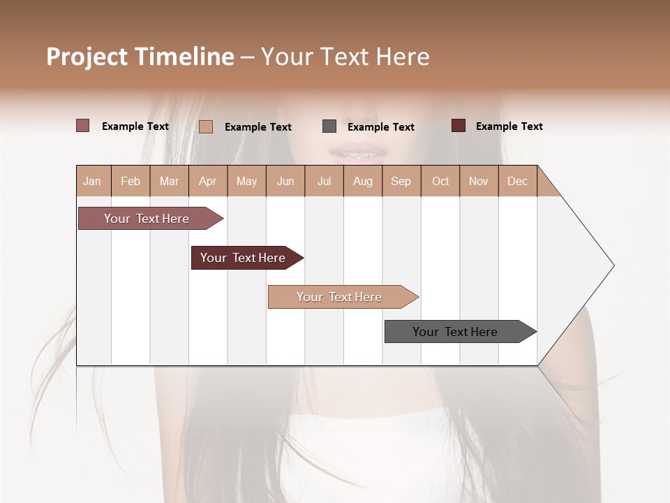 Young Studio Close Up PowerPoint Template