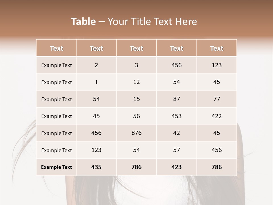 Young Studio Close Up PowerPoint Template